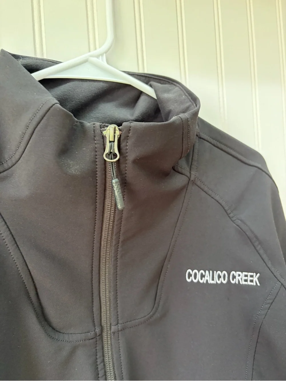 The North Face Black Softshell full zip Performance Jacket